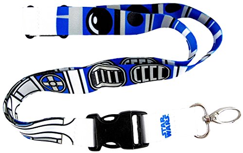 Plasticolor Star Wars R2-D2 (R2D2) Pattern Lanyard/Key Ring