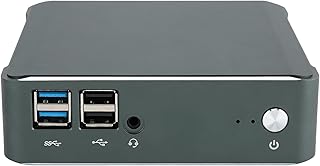 Mini PC, 16 GB de RAM + 256 GB SSD de 8ª Geração para Computador Mini PC / I3 8145U 14NM, Mini PC Dual Core 4K DP HTPC WiFi de Banda Dupla para HDMI2.0 + DP 4K @ 60Hz Dual