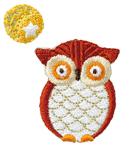 Hamanaka Pollo emblème hibou écusson brodé japonais de précision H457-896