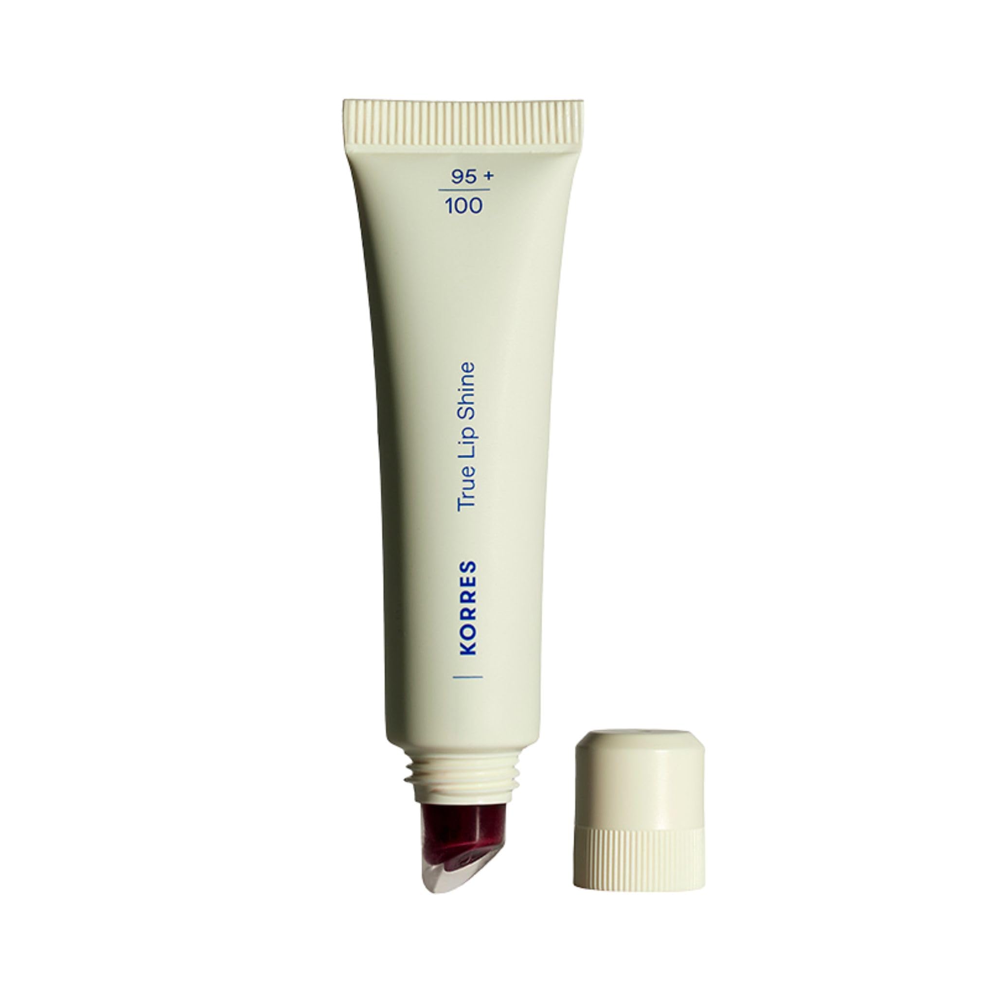 KORRES True Lip Shine Mulberry 27 with High Gloss Finish, Vegan, 10 ml