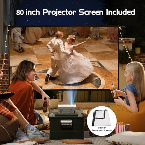 TMY TD0341HW 1080P WiFi Bluetooth Portable Projector