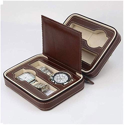 Boîte de rangement de tiroir en cuir noir pour bijoux Hommes et Femmes XJBTBA