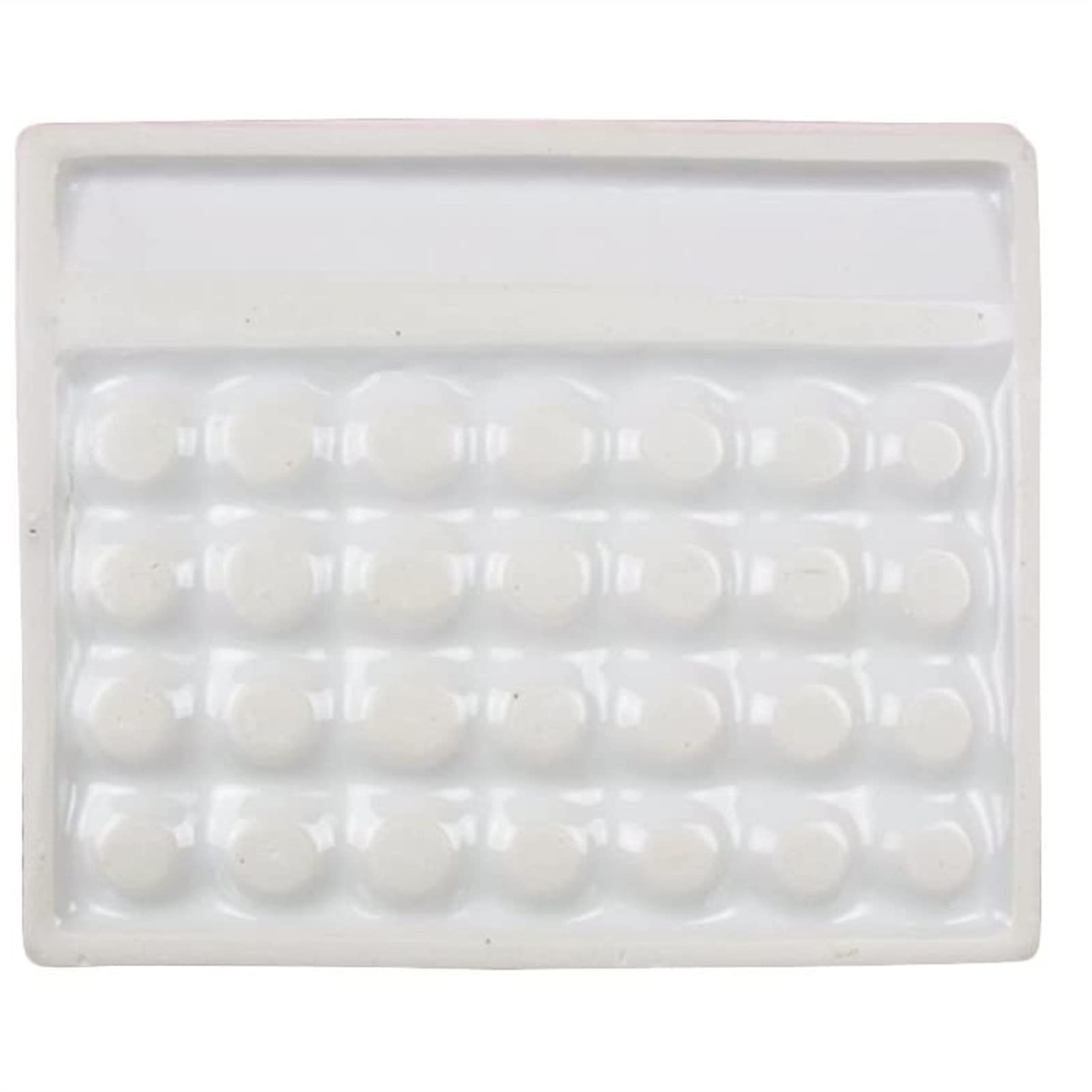 28 kwadratowa ceramiczna paleta akwarelowa, pudełko do mieszania farb, przenośne materiały malarskie artystyczne, do mieszania