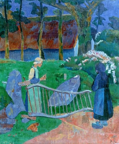 Art reproduction impression d'art de prestige de Paul Sérusier sur grande toile de 60x90cm
