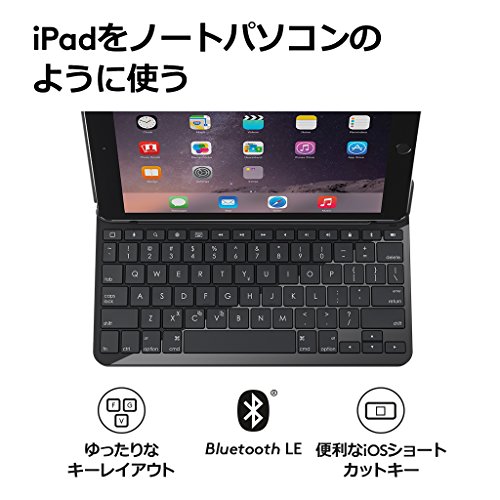 ロジクール タブレットキーボード iK1052BK ブラック Bluetooth キーボード一体型ケース iPad 第5世代 FOLIO 国内正規品 2年間メーカー保証