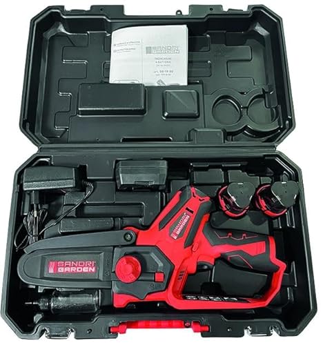 TRONCARAMI A BATTERIA SG-TR 20-2 Batterie al LITIO - 158 MM - Motosega elettrica completa di 2 batterie e caruica batterie. Autonomia circa 30 minuti