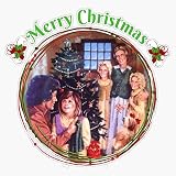 Christmas Little House on the Prairie Sticker Bumper Sticker Vinyl Decal 5"