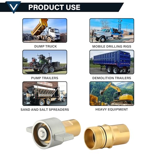 Image of 1 inch NPT Wet-Line Wing Nut Heavy Duty Hydraulic Quick Disconnect Coupler /Coupling Set