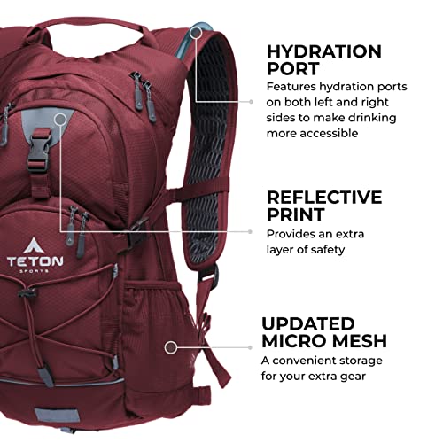 Teton Sports Oasis 22L Hydration Pack With Free 3-Liter Water Bladder; The Perfect Backpack For Hiking, Running, Cycling, Or Commuting #TOP2