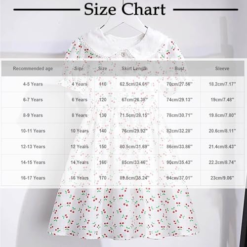 Girls Dress Lightweight Summer Dresses Short Sleeve Nautical Dress Casual Gowns Sailor Collar Dresses School Uniform3