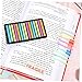 STOBOK Portable Transparent Highlight Strips Thin Note Page Markers for Easy Sentence Highlighting School Supply for Students and Teachers for Note Organization