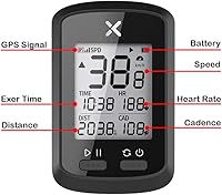 Vista 4 de Bicicletas Inalámbrico GPS Velocímetro Impermeable Bicicleta de Carretera Bicicleta Bluetooth ANT+ con Ciclismo Computadoras