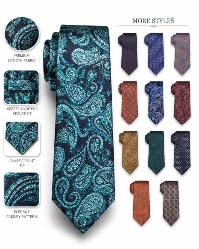 Image of WeiShang Neckties for Men, Classic Formal Tie