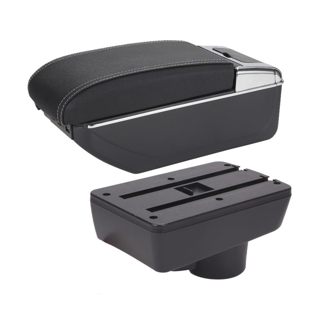 Aierdeyp B3 Black White 7Usb Car Armrest Box For Opel For Corsa F 2019-2026