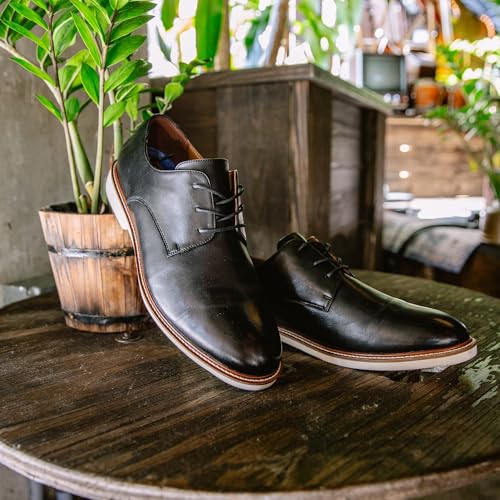 Image of Gunnar and Troy Sentinel Mens Oxford Dress Shoes, Multi-Colors & Sizes | Men's Wingtip Oxford Dress Shoes, Soft Leather Classic Lace-Up Modern Shoes