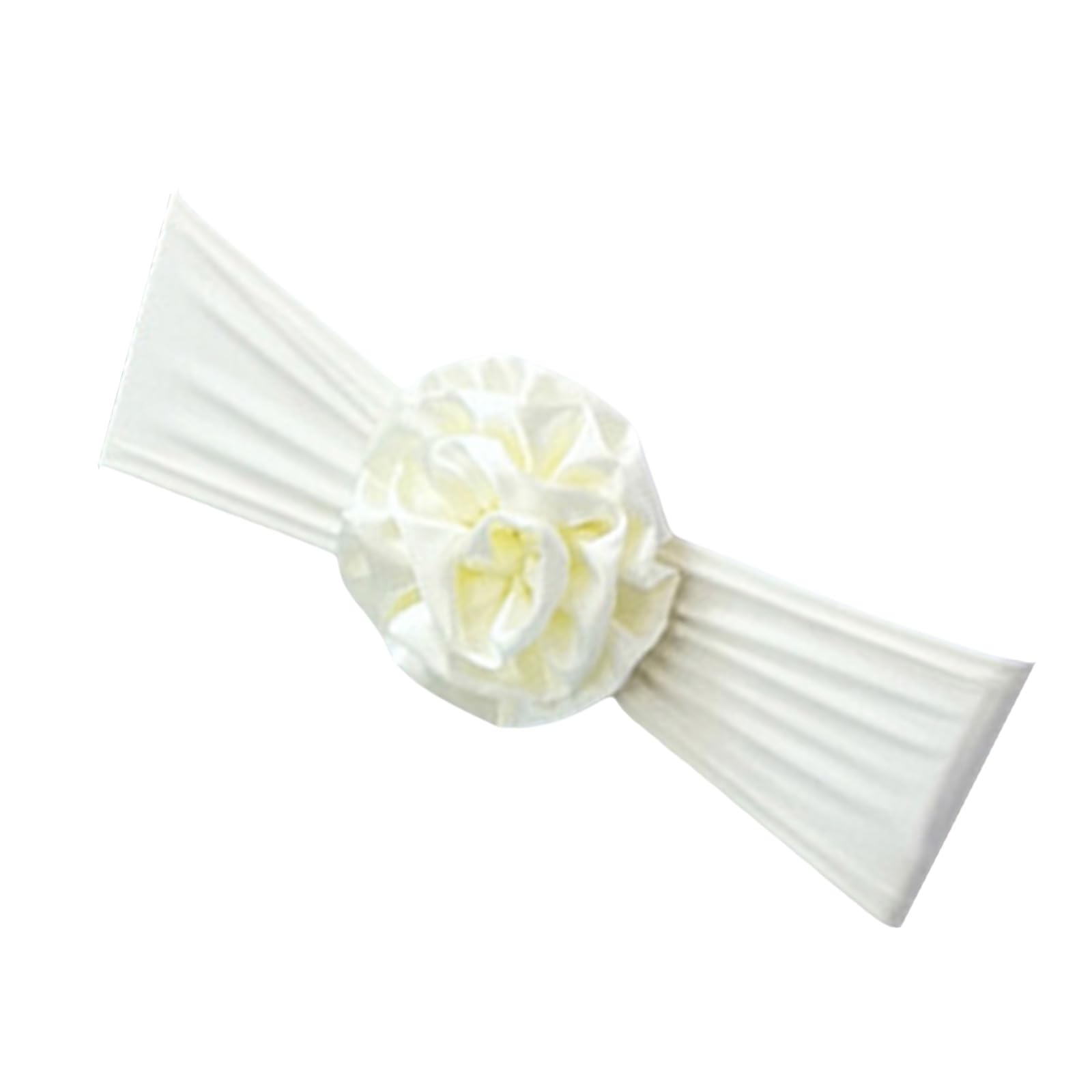 alloneslife Chair Back Flowers Bows Shape Flowers Wedding Aisle Decorations for Wedding and Party Decoration Chair Sash