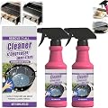 Fast-Acting Heavy-Duty Grill Degreaser Spray-BBQ Grill Cleaner, Grill Cleaner for Outdoor Degreaser Cleaner Spray (2pcs)