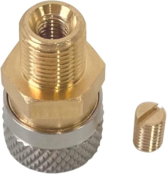 Universal 1/8" BSPP Male Thread Quick-Disconnect Plug Adapter, Foster Female Quick-Disconnect to 1/8'' BSPP Male, 5000 PSI, PCP Paintball Charging Fittings Plug