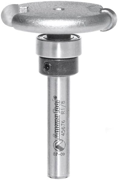 Amana Tool - 45676 Carbide Tipped Flooring Rounded Dedicated Cutter 1/8 Radius x 1-1/4 Dia