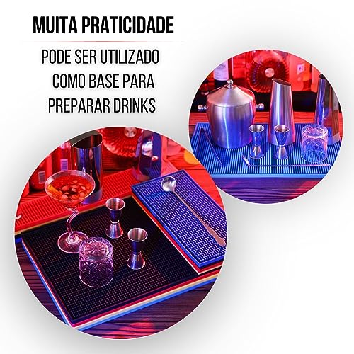 Tapete Escorredor De Louça Barmat Em Silicone Copos Pratos