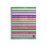 Miquelrius Spiral Hardcover Notebook, 4 Subject, 140 sheets/280 Lined pages, 6.5