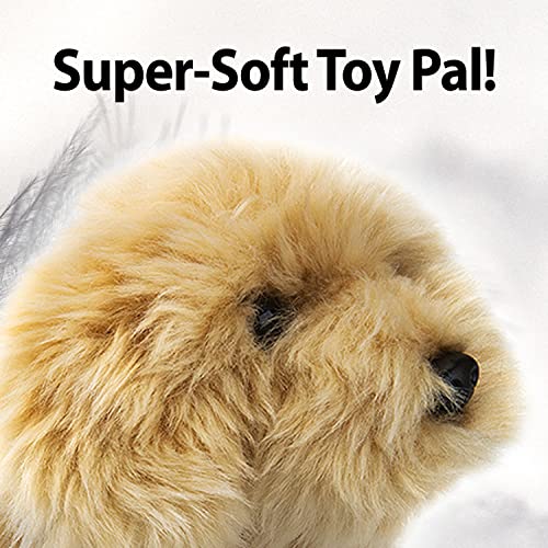 VFM - Golden Doodle 18 cm Plüsch lebensechter Spielzeughund - Natural World Collection