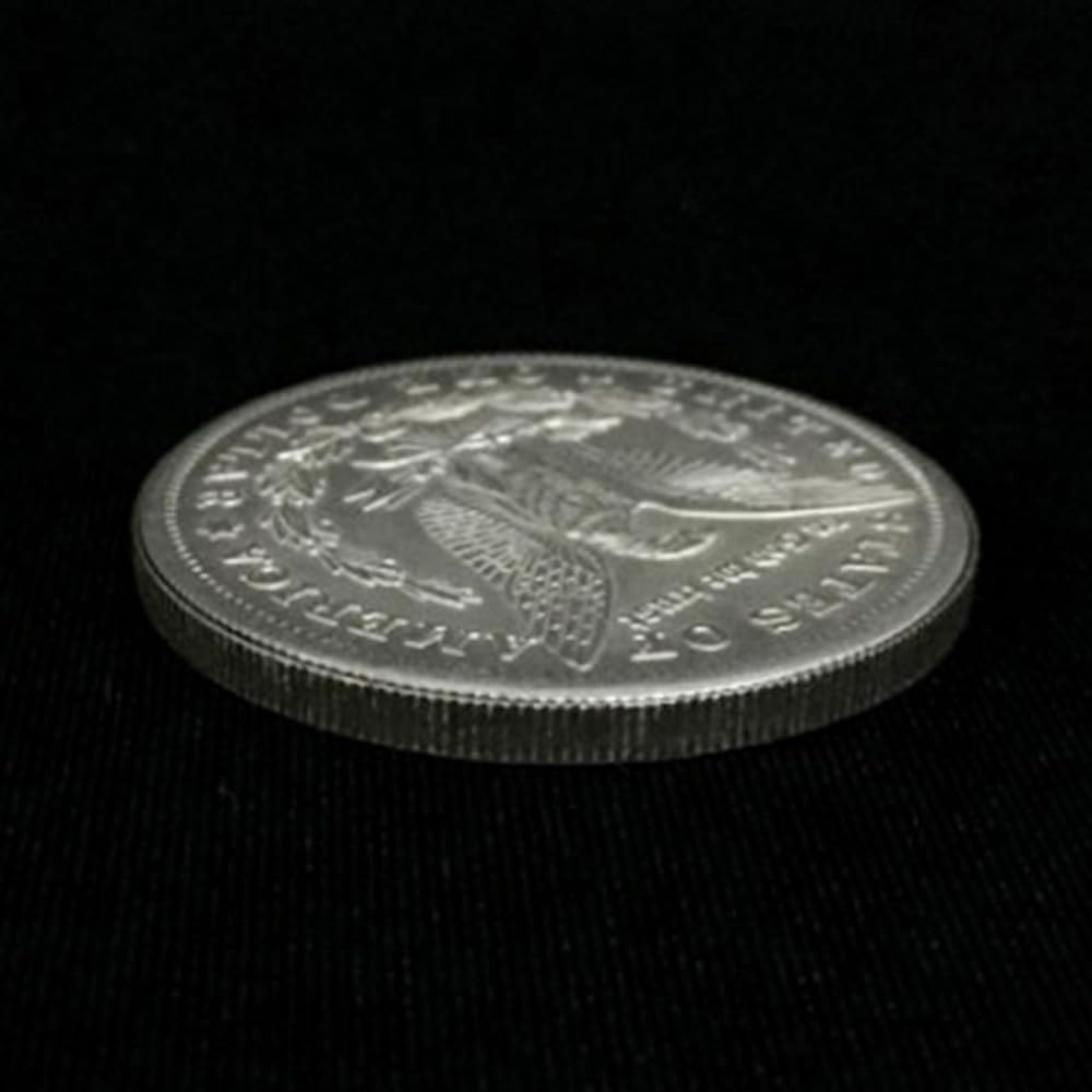 Triad Coins (Morgan Gimmick) - Pièces De Magie Pour Disparaître, Produire Et Changer 3 Pièces Triad Coins Disparition