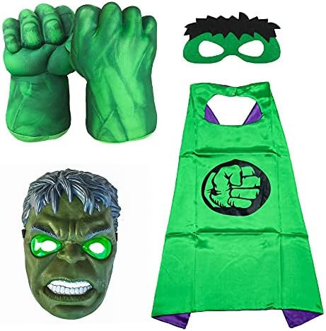 Super^hero Toys Super^hero Cos^play Super^hero Costumes for Boys 3+Years Kids (4 Pcs)
