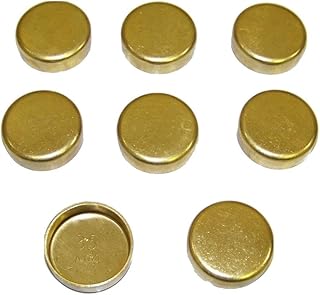 DNJ FPS1105 Brass Freeze Plug Set for 2002-2012 Dodge, Jeep, Mitsubishi, Ram 1500, Commander, Dakota 3.7L V6 12V SOHC 226cid