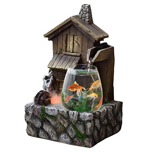 Tabletop Fountain Transparent Fish