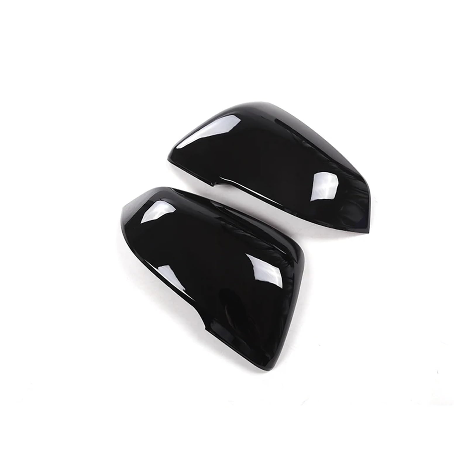 Interior Trim for Toyota GR for Supra MK5 A90 2019-2023 ABS Carbon Fiber Car Rearview Mirror Protective Cover Trim Sticker Cover Trim Sticker(Black)