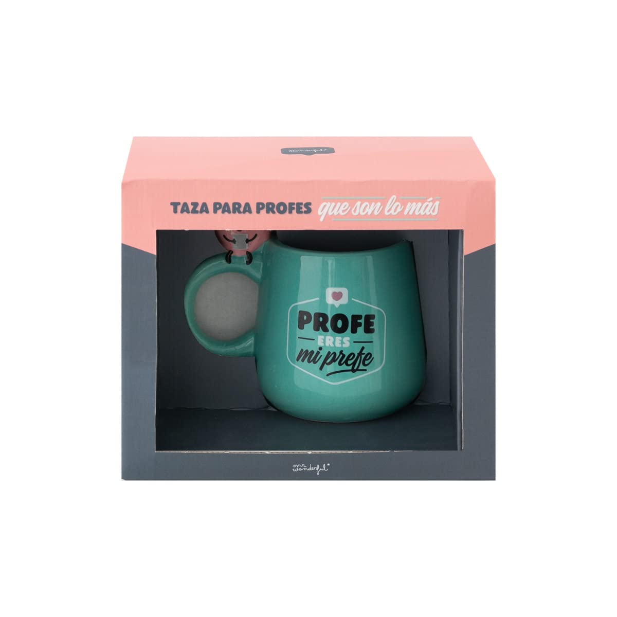 Tazza Mr. Wonderful Per Insegnanti – "Profe, Tu Sei Influencer" – Tazza In Ceramica Con Messaggio Divertente - 2