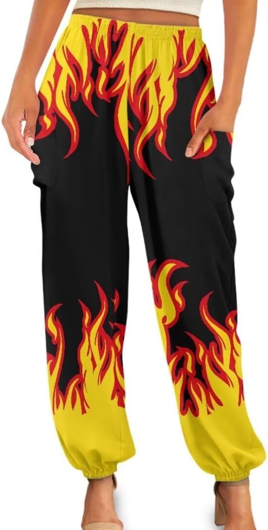 Youngerbaby Girls Harem Pants Women's Casual Summer Sweatpants with Pockets Yoga Harem Pants Sportpants