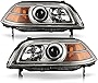 ACANII - For 2004-2006 Acura MDX Headlights Headlamps Head Lights Lamps Replacement Front Driver + Passenger Side