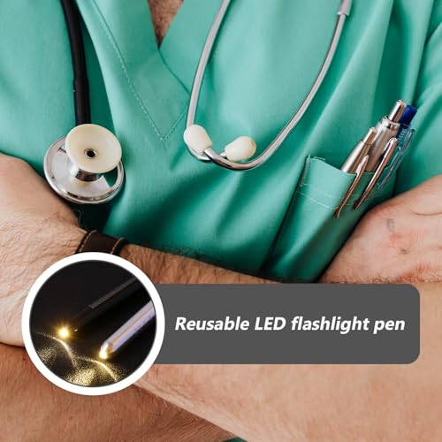 Linterna LED de aleación resistente con regla de 5 cm para diagnóstico 6
