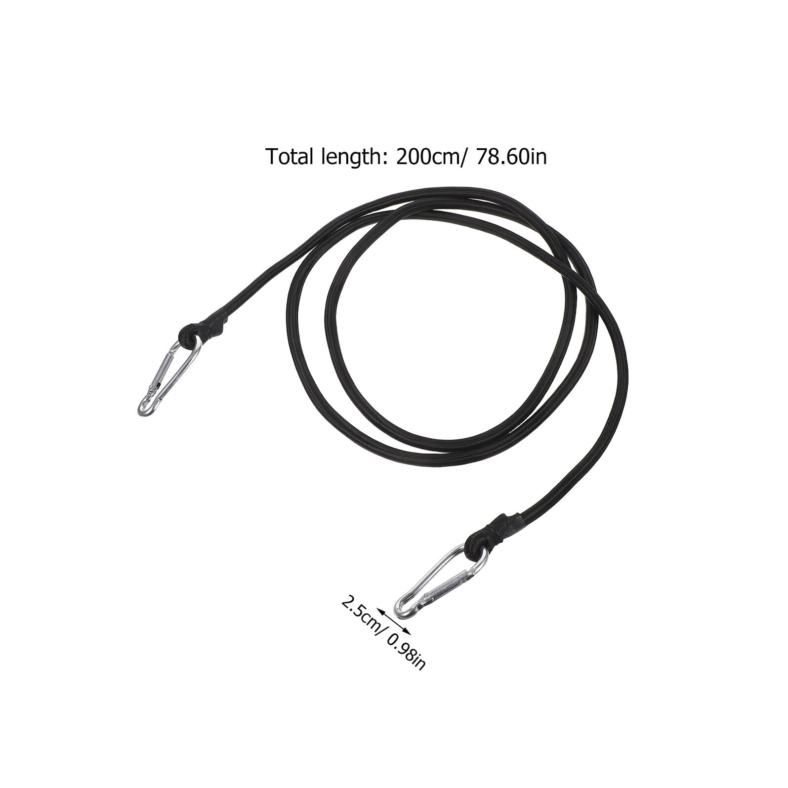 IMIKEYA 4 Pezzi Accessori per Biciclette Cinghie per Portabici Cinghie Elastiche in Gomma per Biciclette Corde Elastiche per Assemblare Moto per Manubrio