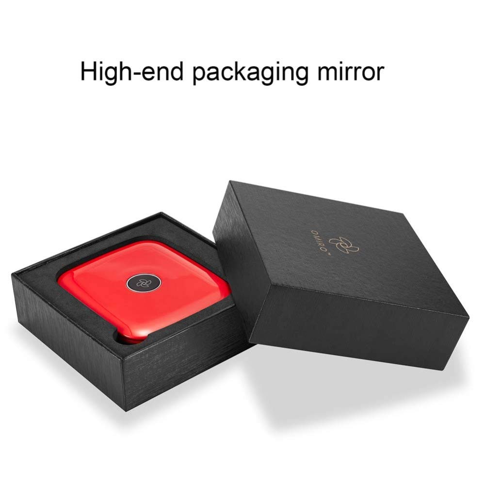 XINYU Espejo De Maquillaje Compacto Luz De Relleno LED Espejo De Vanidad Smart Touch Dimming Charging Treasure Folding Espejo Doble Cara Te Permite Mantenerte Hermosa En Cualquier Momento,Red