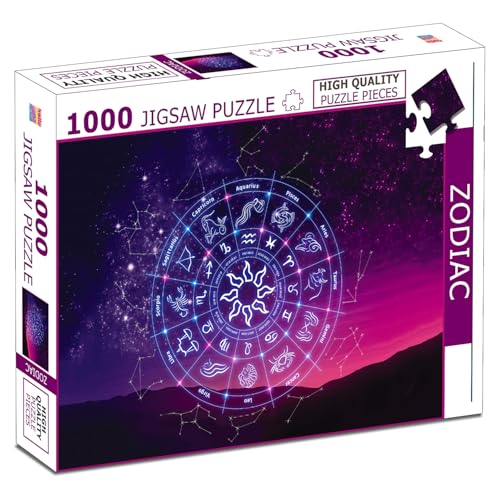 Zodiac Constellations Jigsaw Puzzle – 1000 Piece Puzzle | Astrolo...