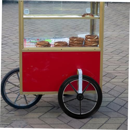 Roues pour chariot en caoutchouc solides de remplacement pour poussette de marché - 5