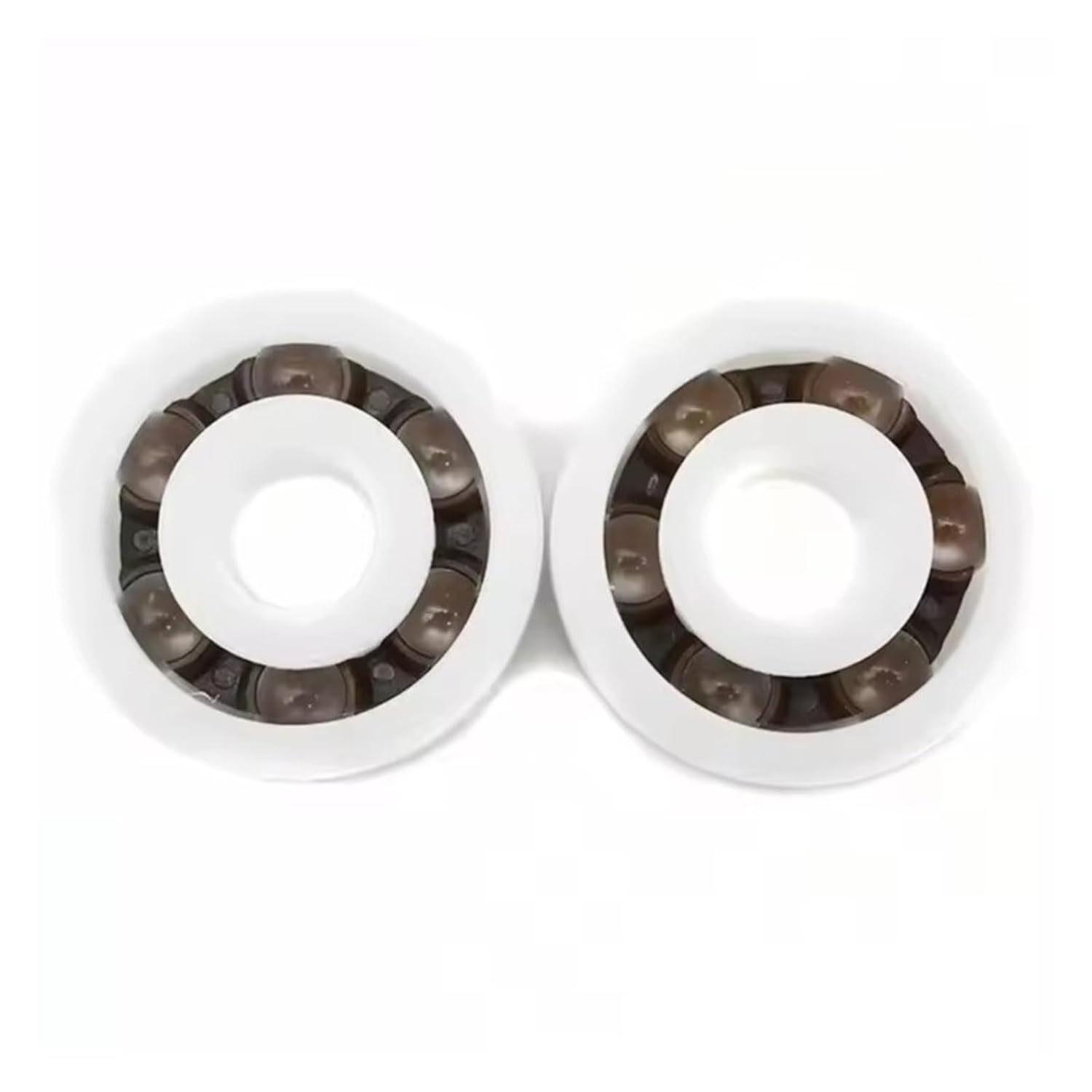10Pcs POM Plastic Bearing Nylon Cage with Glass Ball(6005 25x47x12 mm)