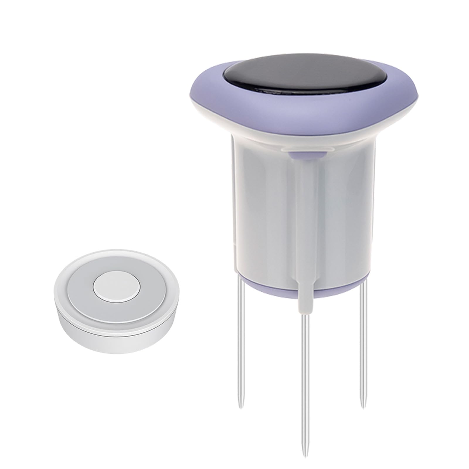 Monitor solar de suelo para plantas, sensores de temperatura, datos históricos, herramienta de jardinería para interiores y exteriores