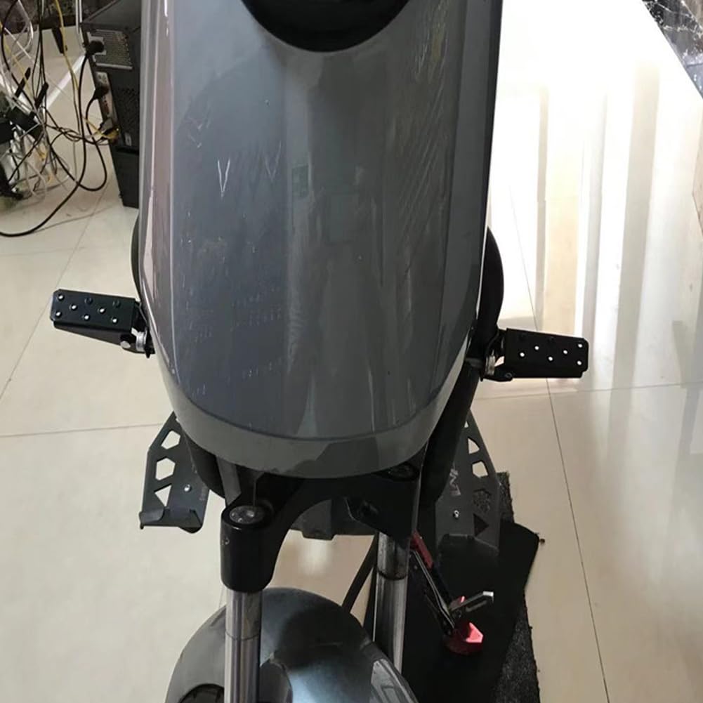 Przedłużenie pedałów motocyklowych, 1/2 pary tylnych podnóżków pedałów, składany, motocykl w stylu retro, do mocowania, podnóżków, podnóżków, części podestów, uniwersalne części rowerowe (1 para)