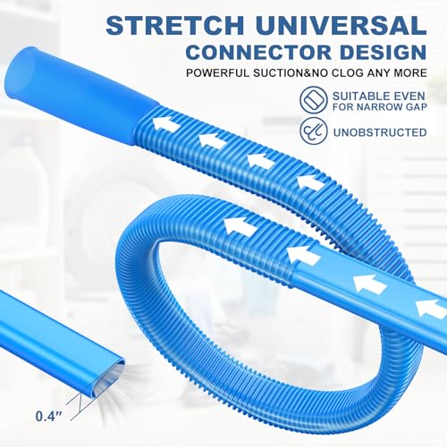 Petode Dryer Vent Cleaner Kit Dryer Lint Vacuum Attachment With Stretch Universal Connector thumb #6