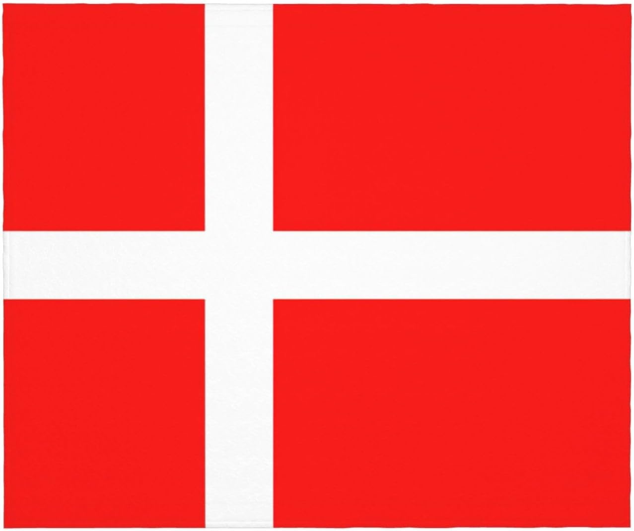 Denmark Danish Flag Print Cozy Soft Blankets Warm 50x60 in Lightweight Blanket for Camping Travel
