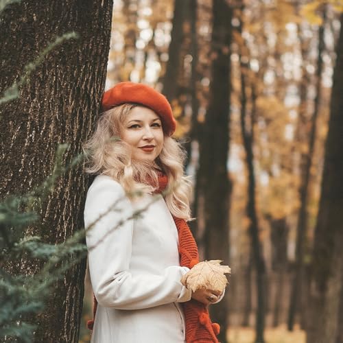 Image of Klong Women Wool Beret Hat French Style Solid Color
