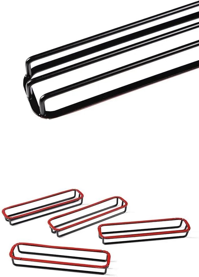 Car Rear Light Cover Trims Carbon Steel Car Side Turn Signal Protection Grille/Side Lamp Cover Parts Fits for Hummer for H2 2003-2009 Rear Tail Light Guard