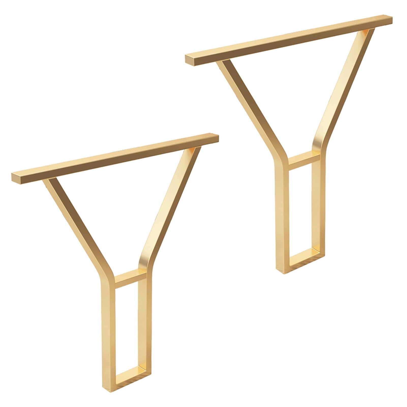 Pieds de bureau en fer robuste de haute stabilité pour base de table basse de bricolage
