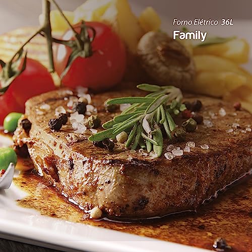 Forno Elétrico 36L Family, Mondial, Preto, 1600W, 220V - FR-17