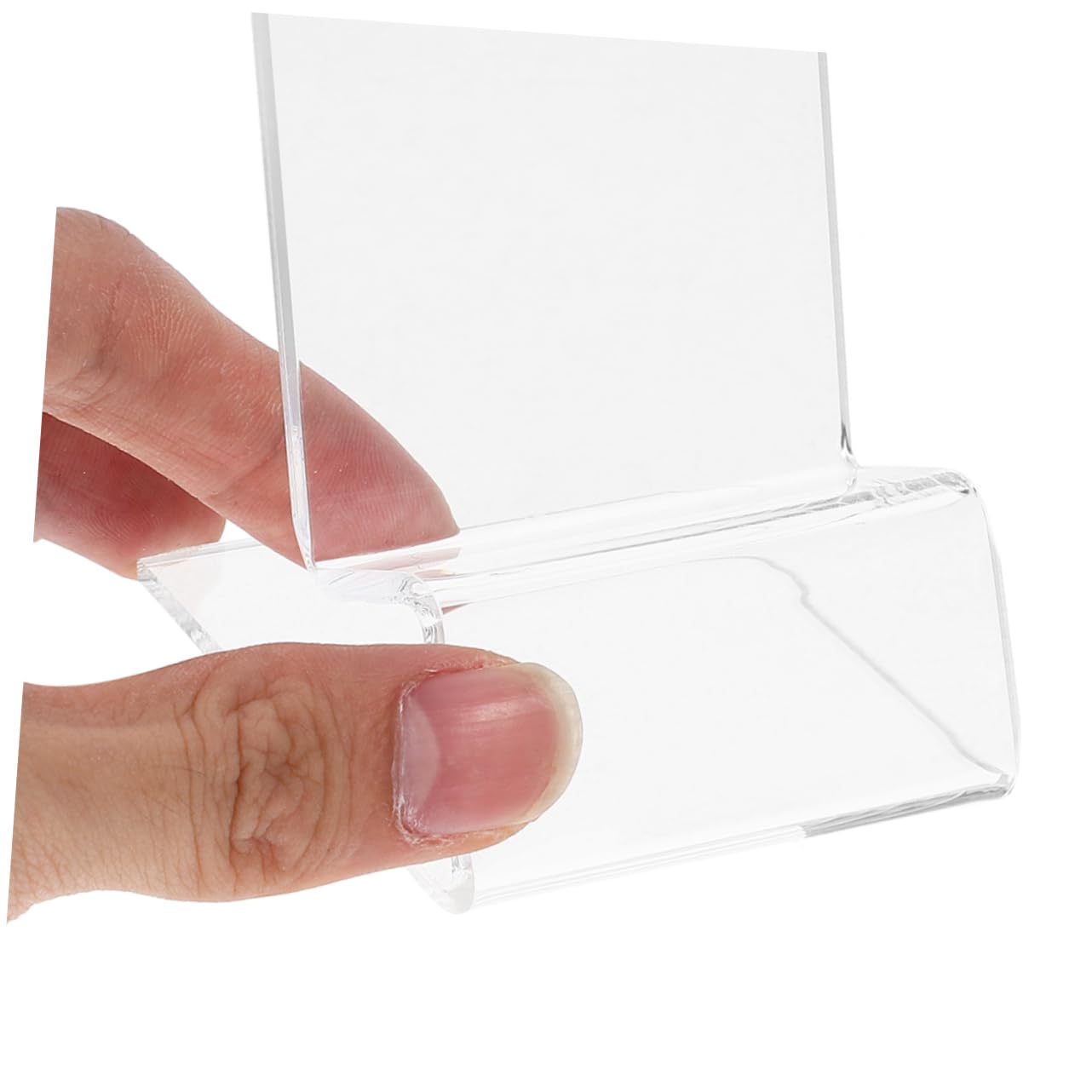 DOITOOL Supporto per Telefono da Scrivania in Acrilico Trasparente 15pezzi per Smartphone e Tablet Design Sottile per Ufficio e Visione Continua