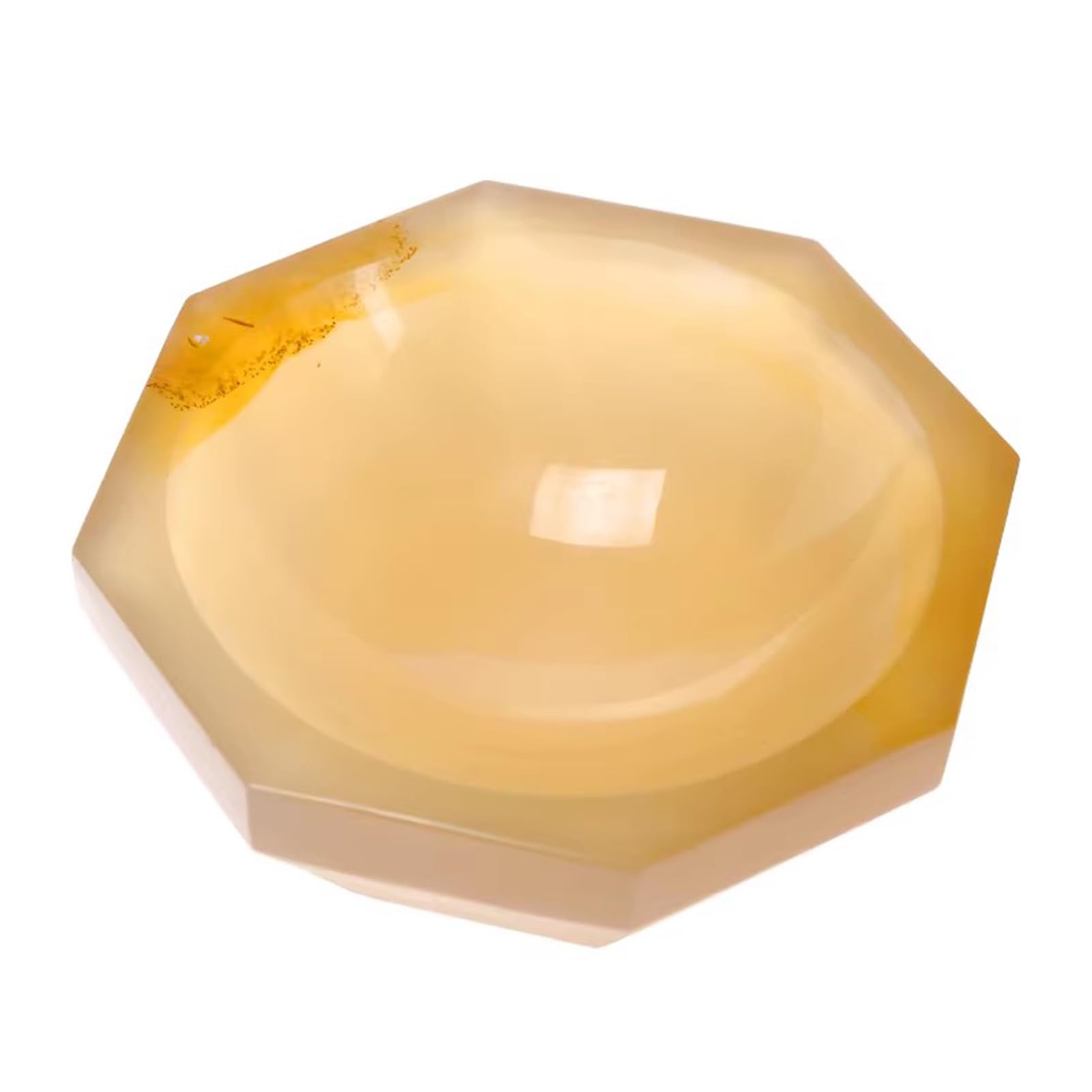 Mortier et Pilon en Agate, Bol de broyage en Agate Naturelle de 100 mm, Forme Standard, dureté 7,2-7,5, Moulin à épices de Cuisine, Finition polie pour Le broyage en Laboratoire